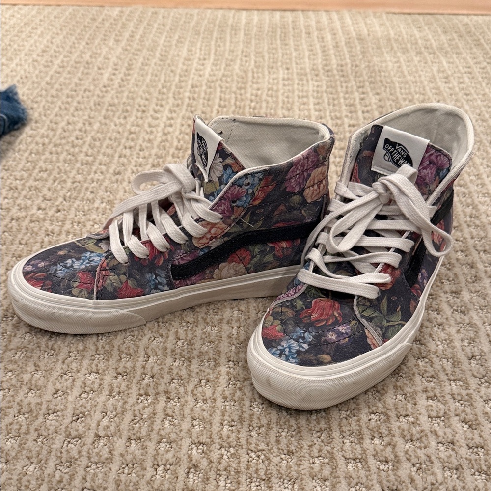 Vans Multicolor Floral High-Top Sneakers